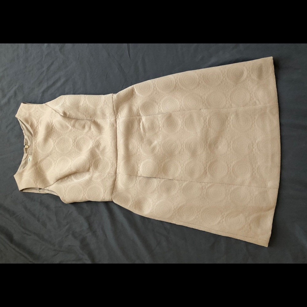 Evan-Picone classy tan dress with pockets, size 6 - Picture 4 of 4